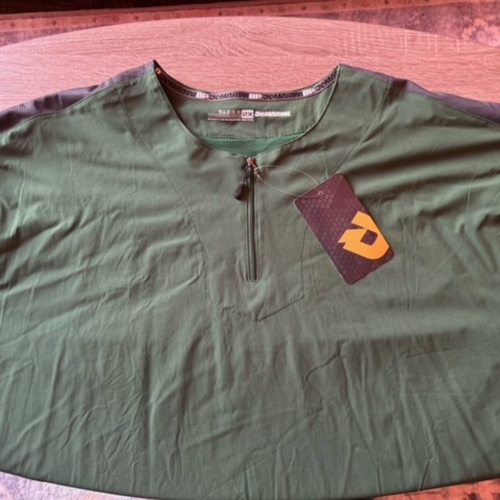 Demarini Baseball Warm Up Batting Shirt Windbreaker Mens XXL Green - Men